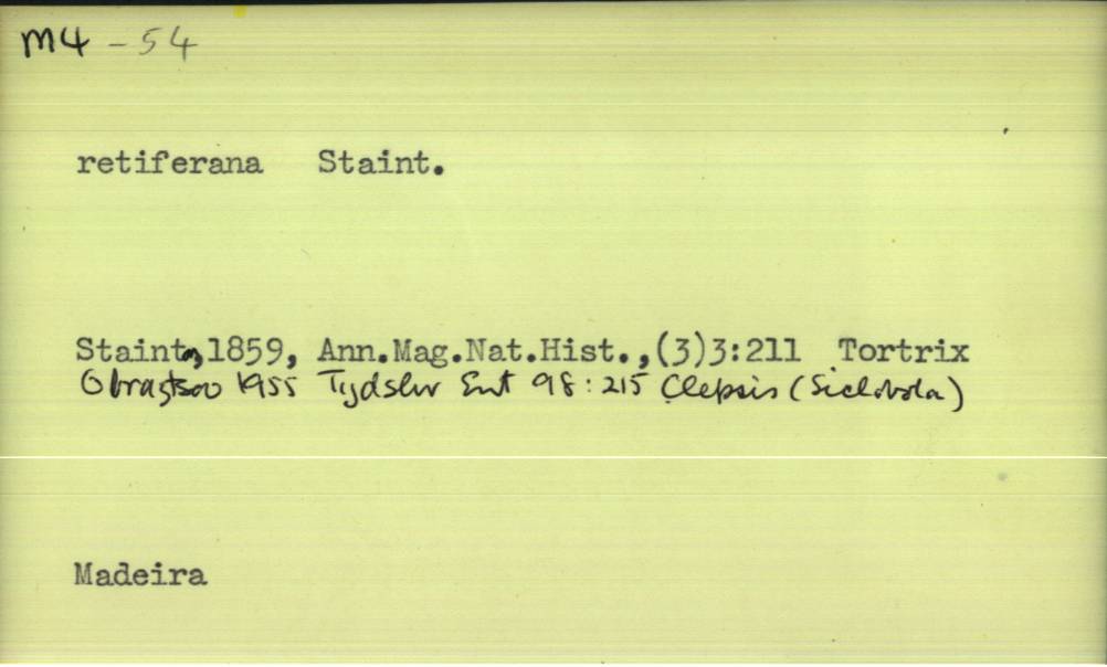front of card